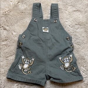 12m C.B Kids boys khaki overalls